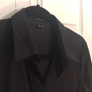 Theory Black Shirt Dress